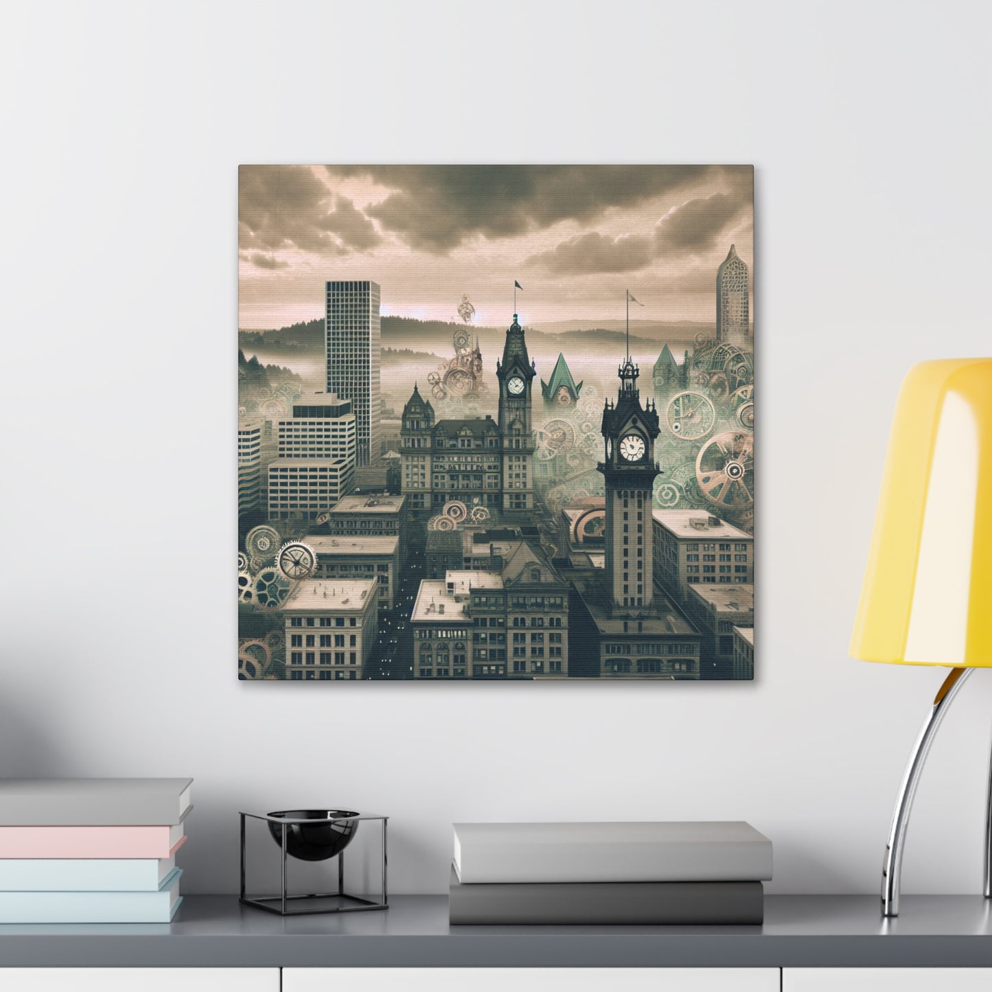 Industrial Dreams of Portland - Canvas