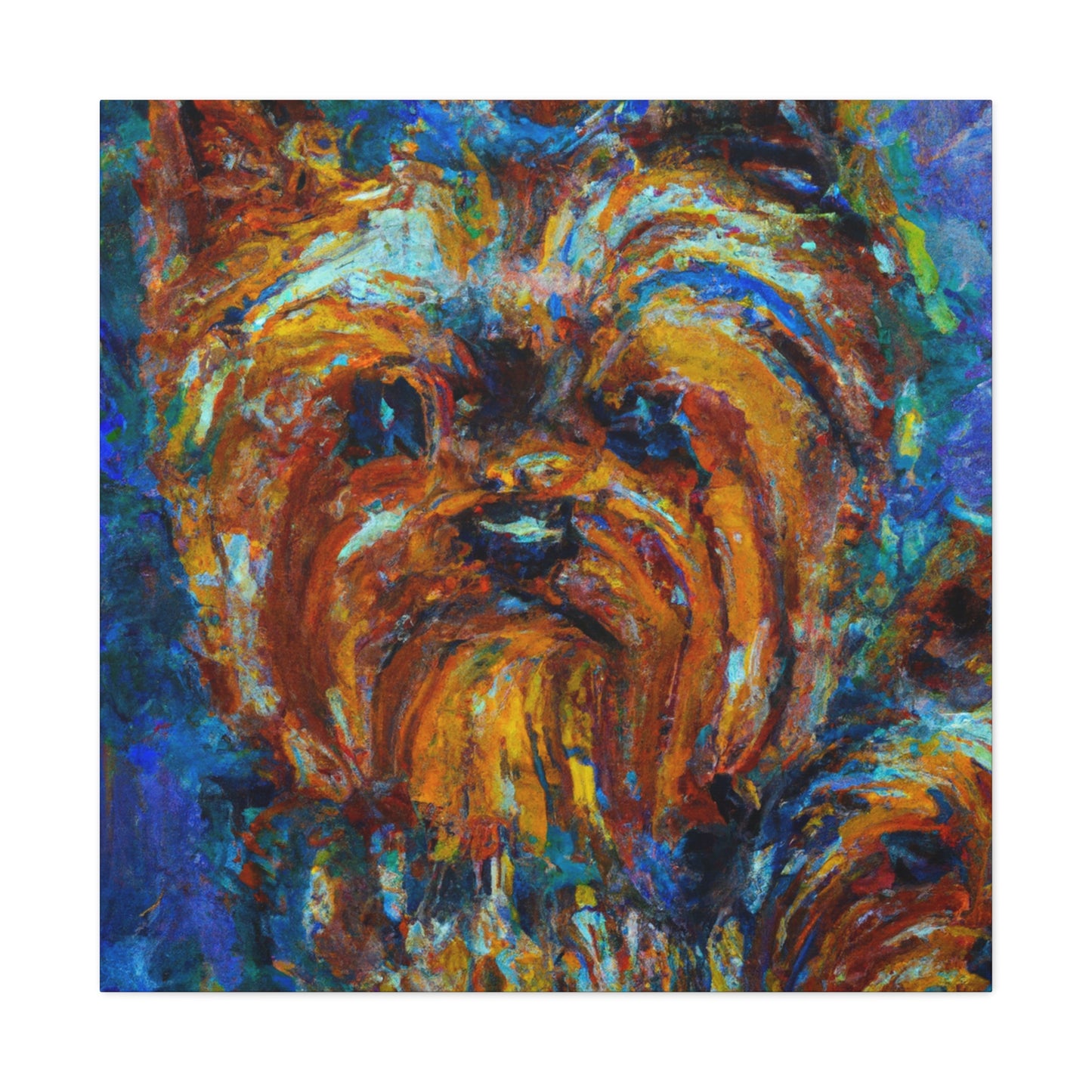 Dancing Yorkshire Terriers - Canvas