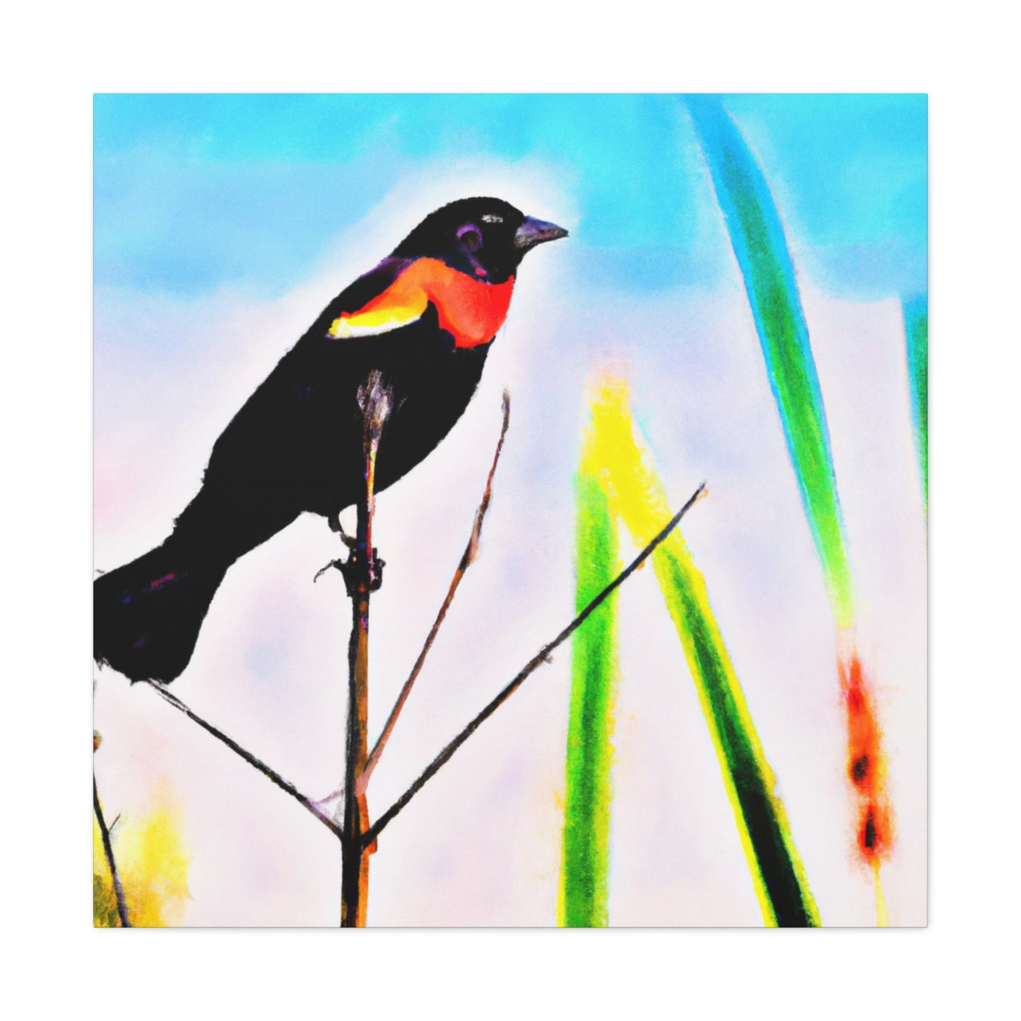 Red-winged Blackbird Glory - Canvas