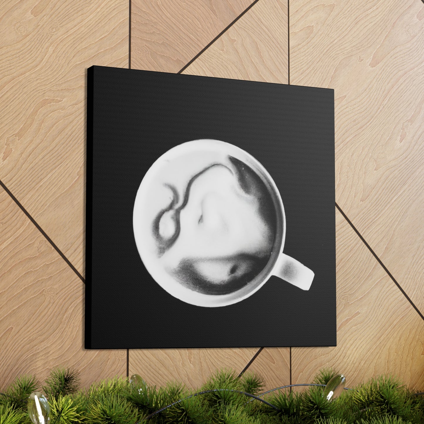 "Cappucino Minimalism Art" - Canvas