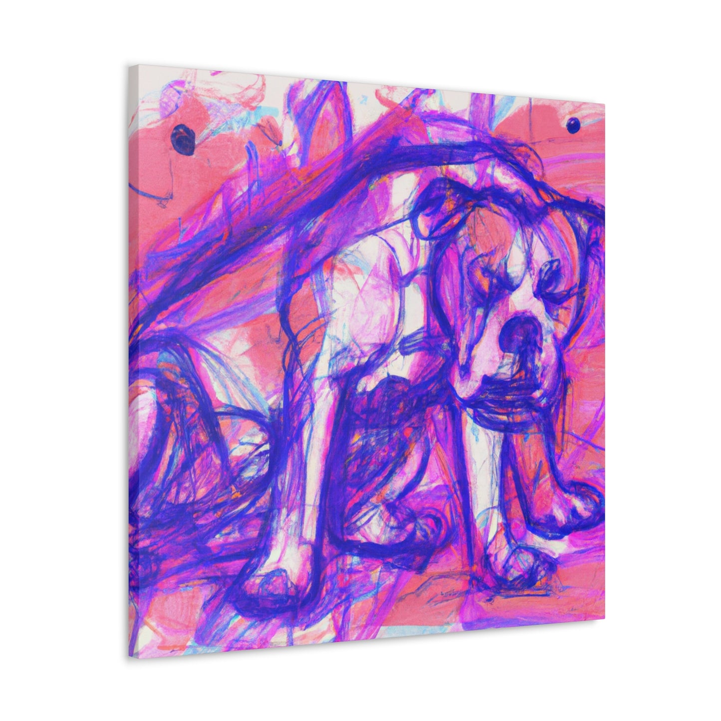 "American Bulldog Triumphant" - Canvas