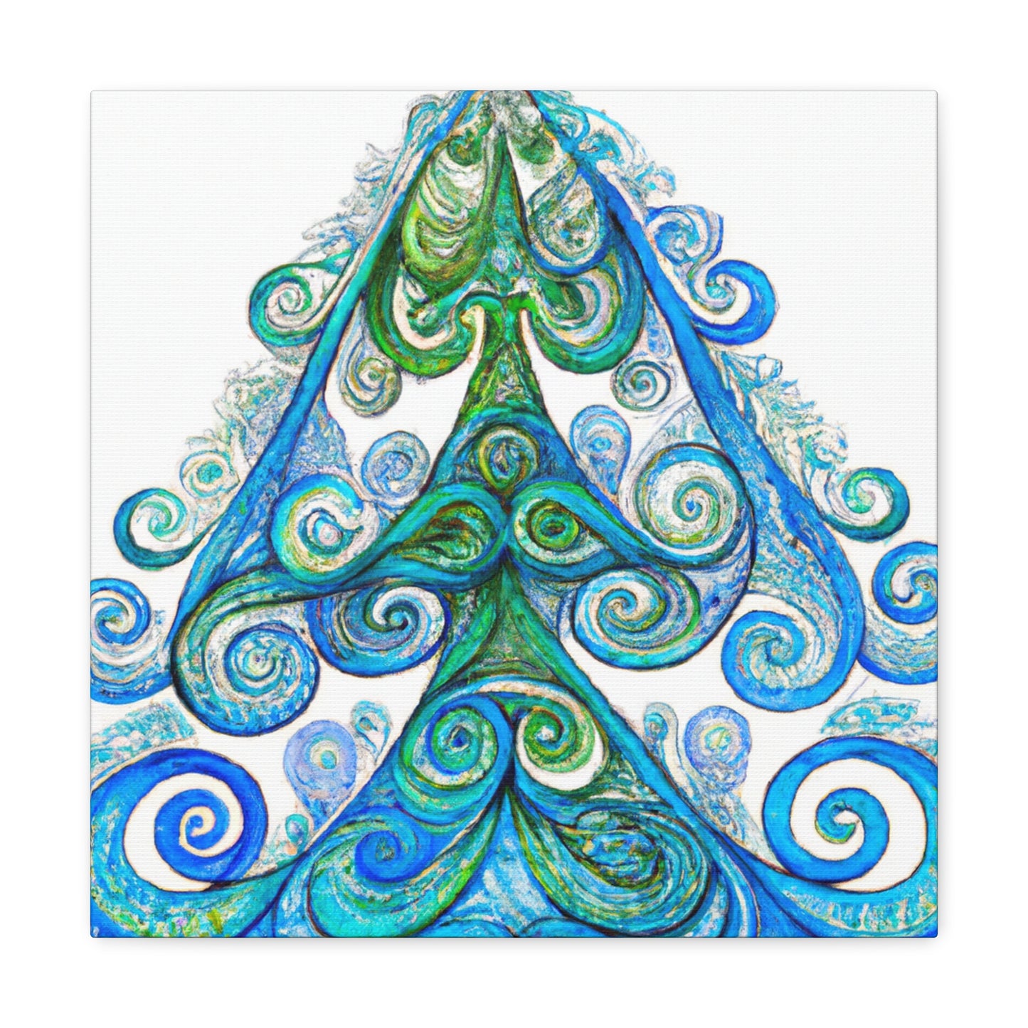 Christmas Tree Splendor - Canvas