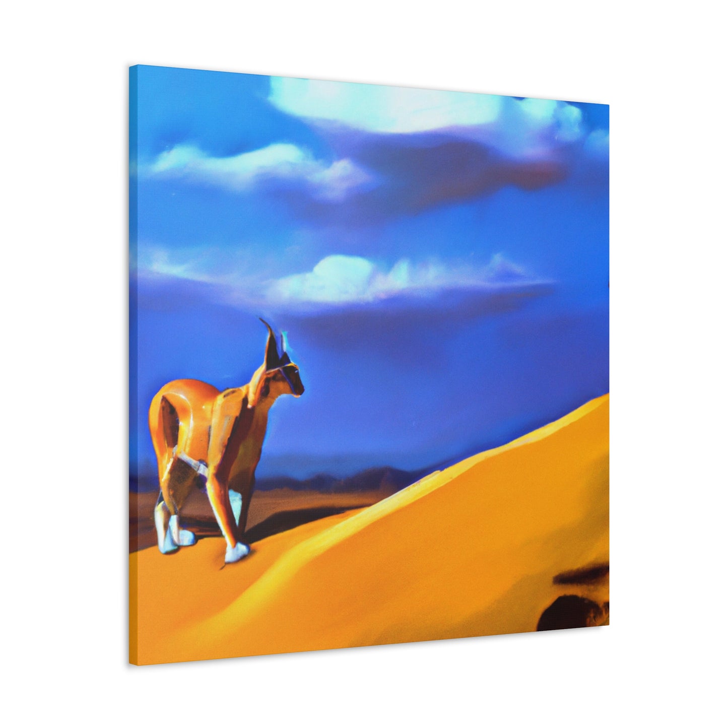 "Caracal in Surrealism" - Canvas