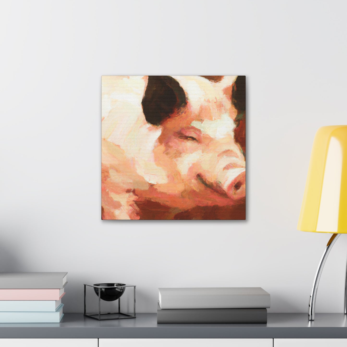 Pig with Characteristic - Canvas