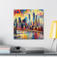 "Enchanting Melodies of Manhattan" - Canvas