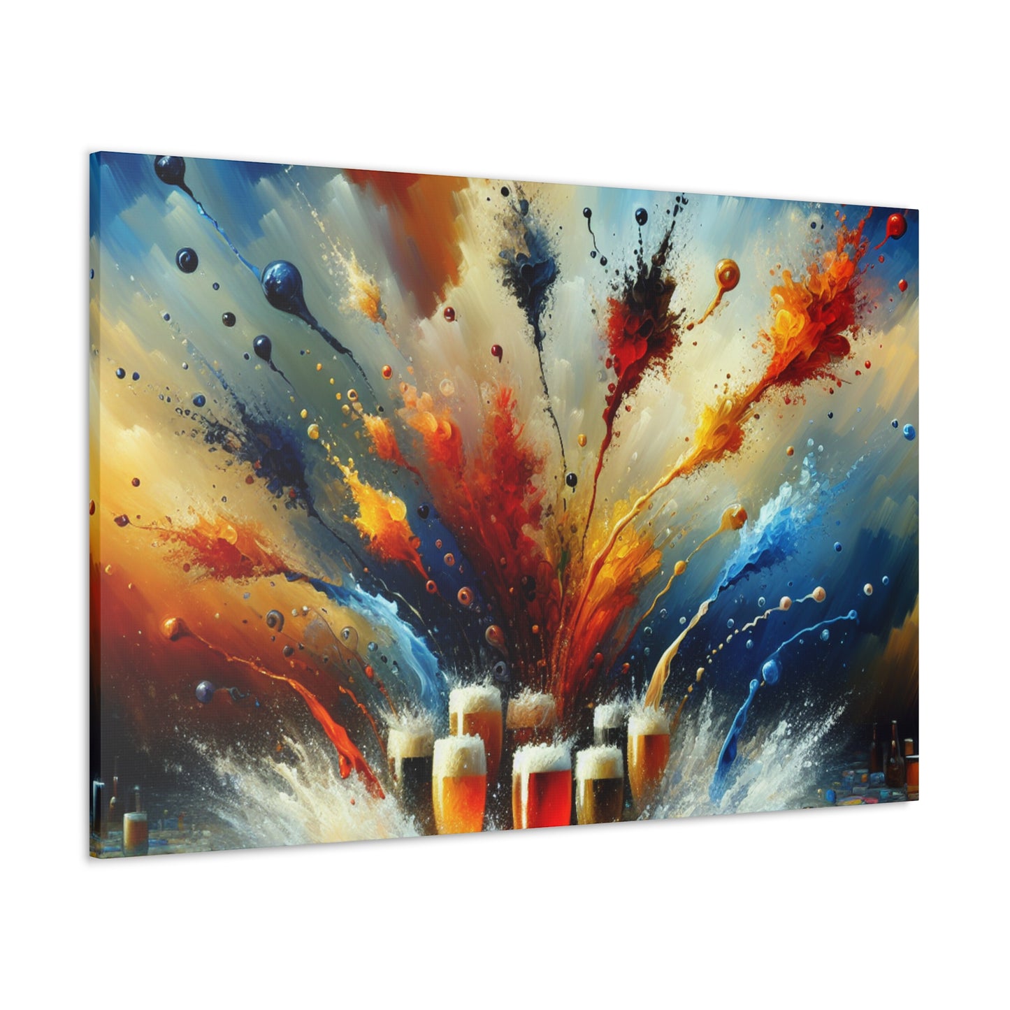 Alehouse Revelry Renaissance Romance - Canvas