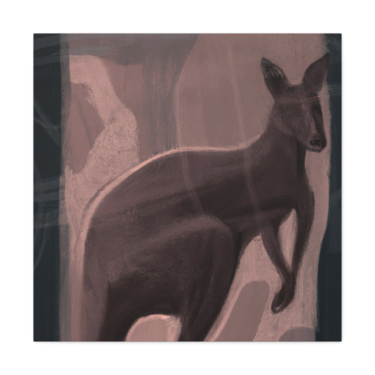 Kangaroo in Dreams. - Canvas