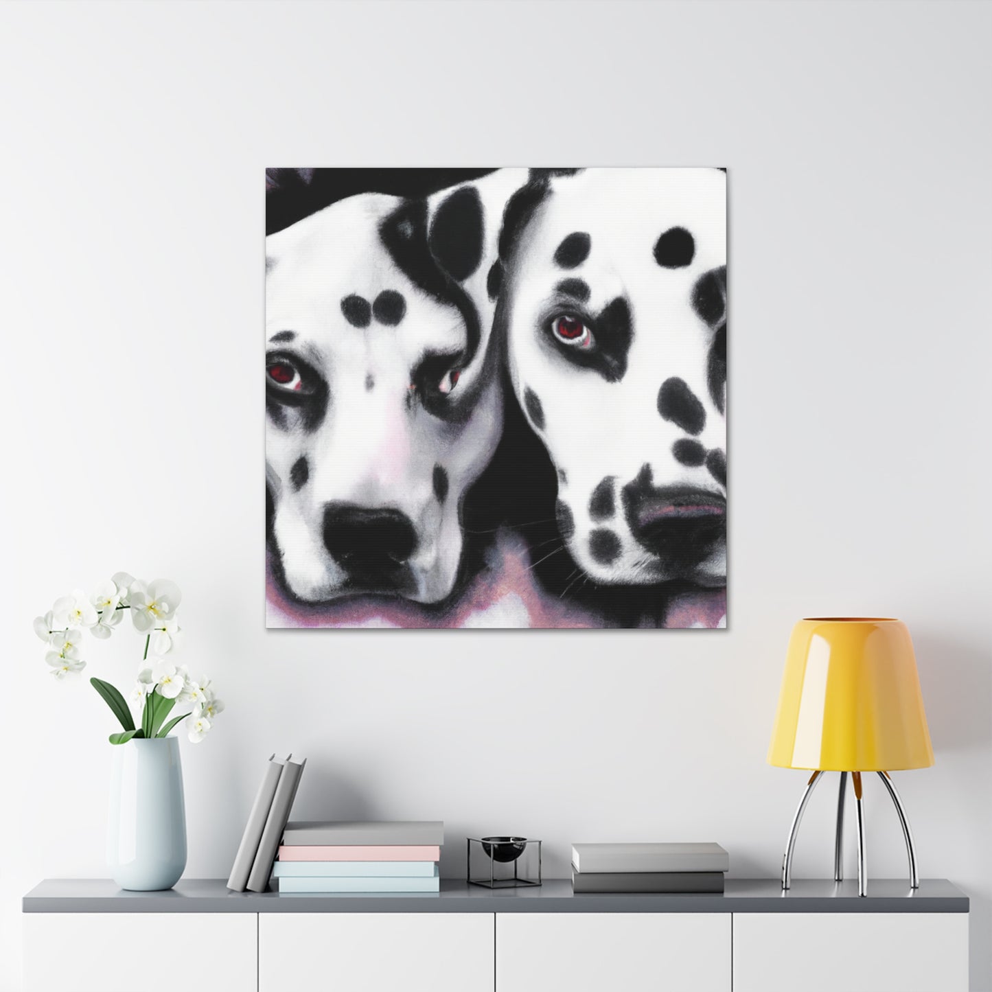 "Dalmatian's Detailed Destiny" - Canvas