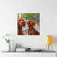 Irish Setter Portrait - Canvas