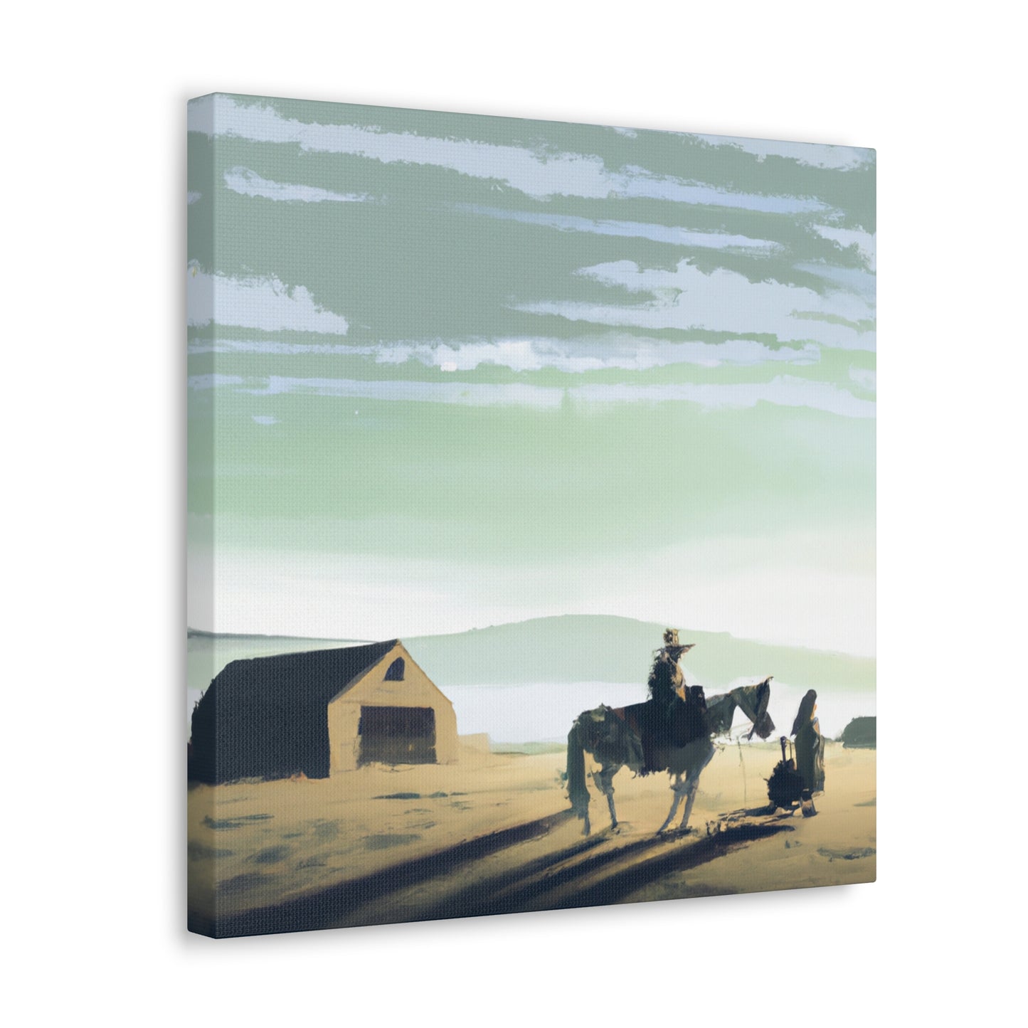 "Stagecoach Journey Insights" - Canvas