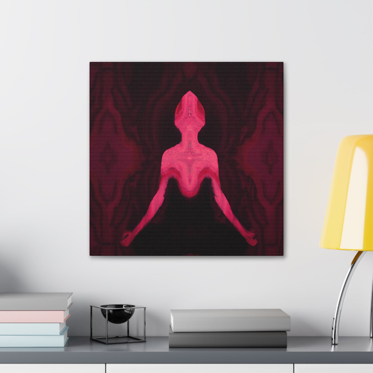 Yoga in Abstract Form - Canvas