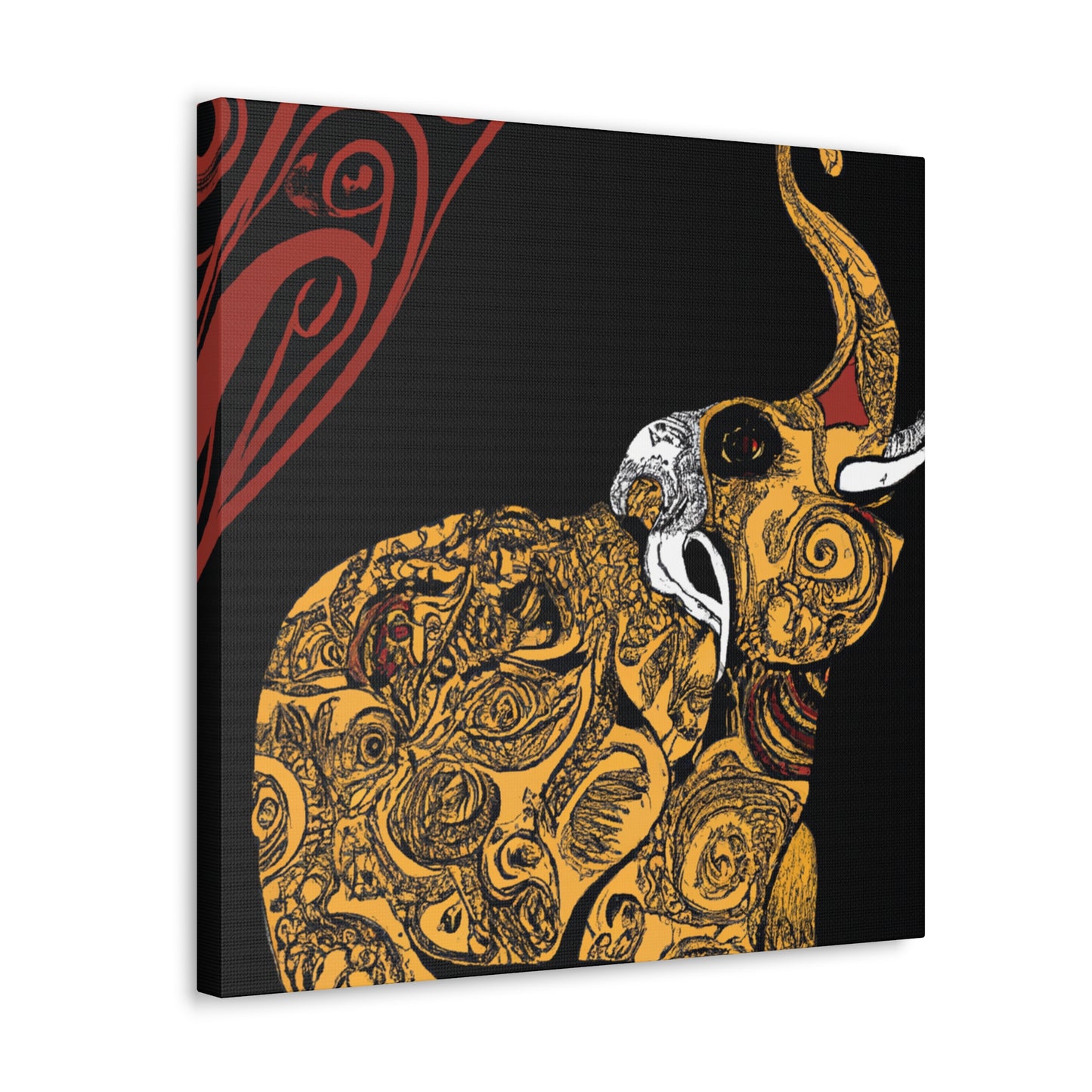 Indian Elephants Glorious - Canvas