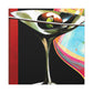 "Martini: Surreal Sip" - Canvas