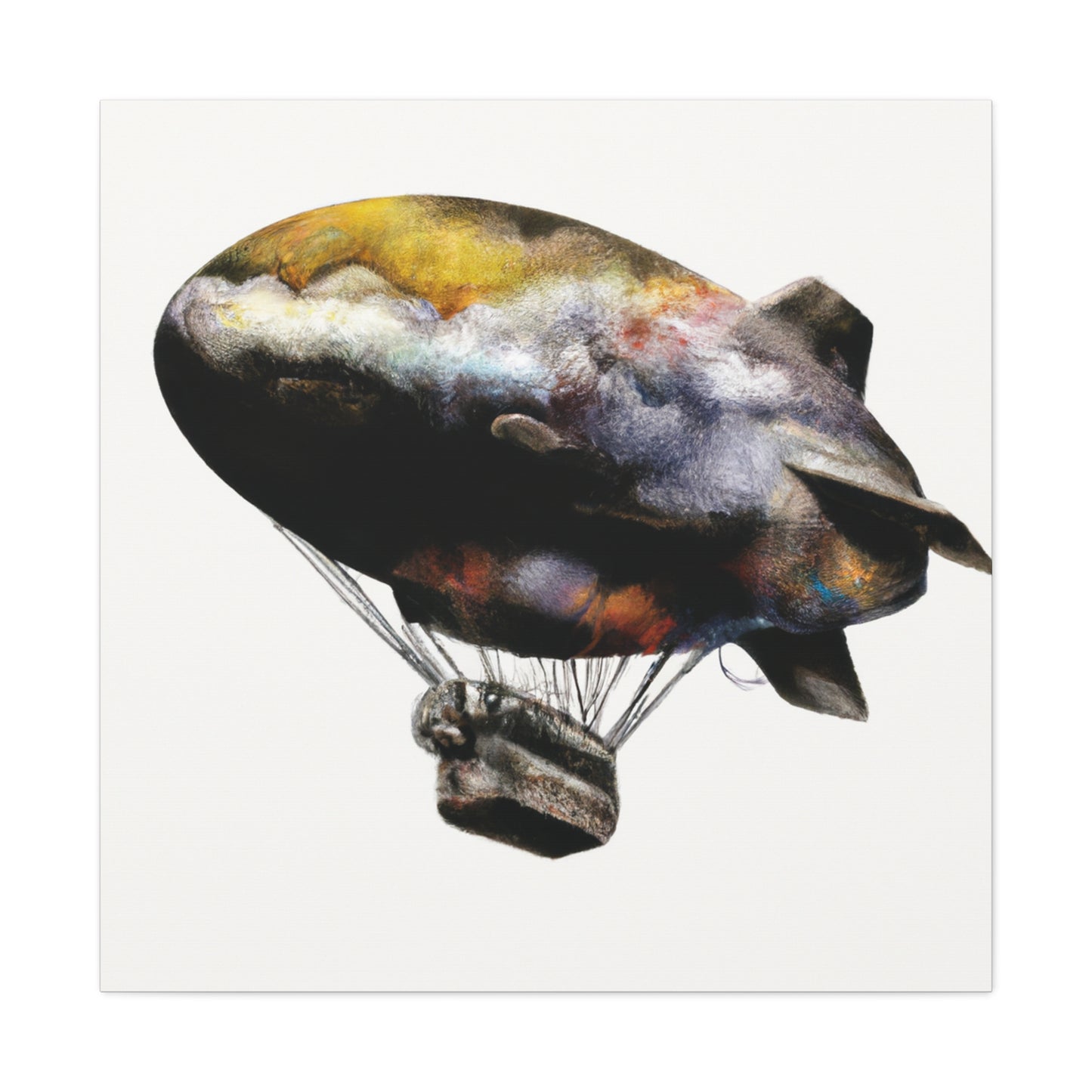 "Blimp In The Sky" - Canvas