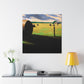 "Hayfield Realism Sunrise" - Canvas