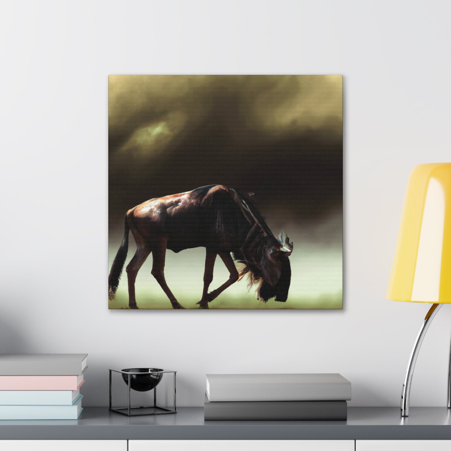 Wildebeest In Flux - Canvas