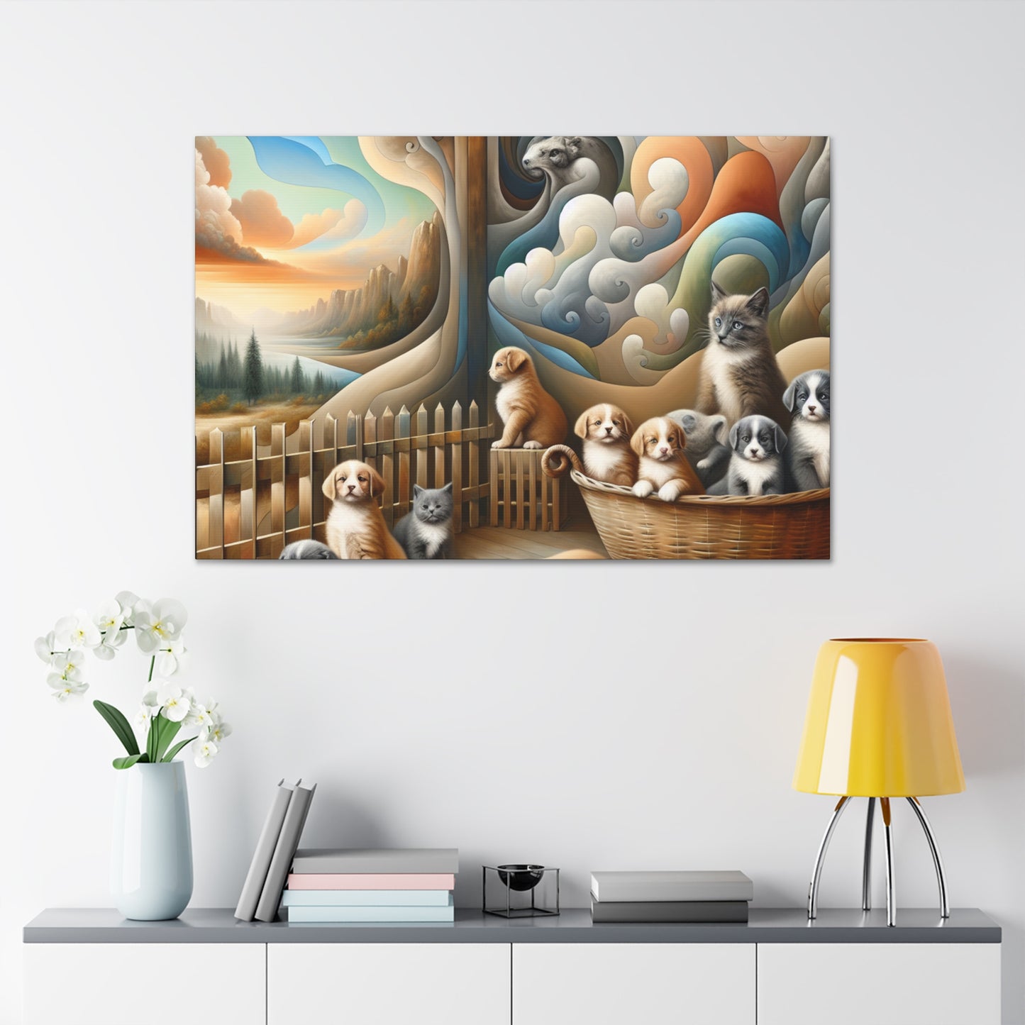 Whimsical Dreamscape Serenade - Canvas