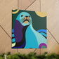 "Sea Lion in Jazz Age" - Canvas