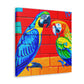 Macaws in Splendor. - Canvas