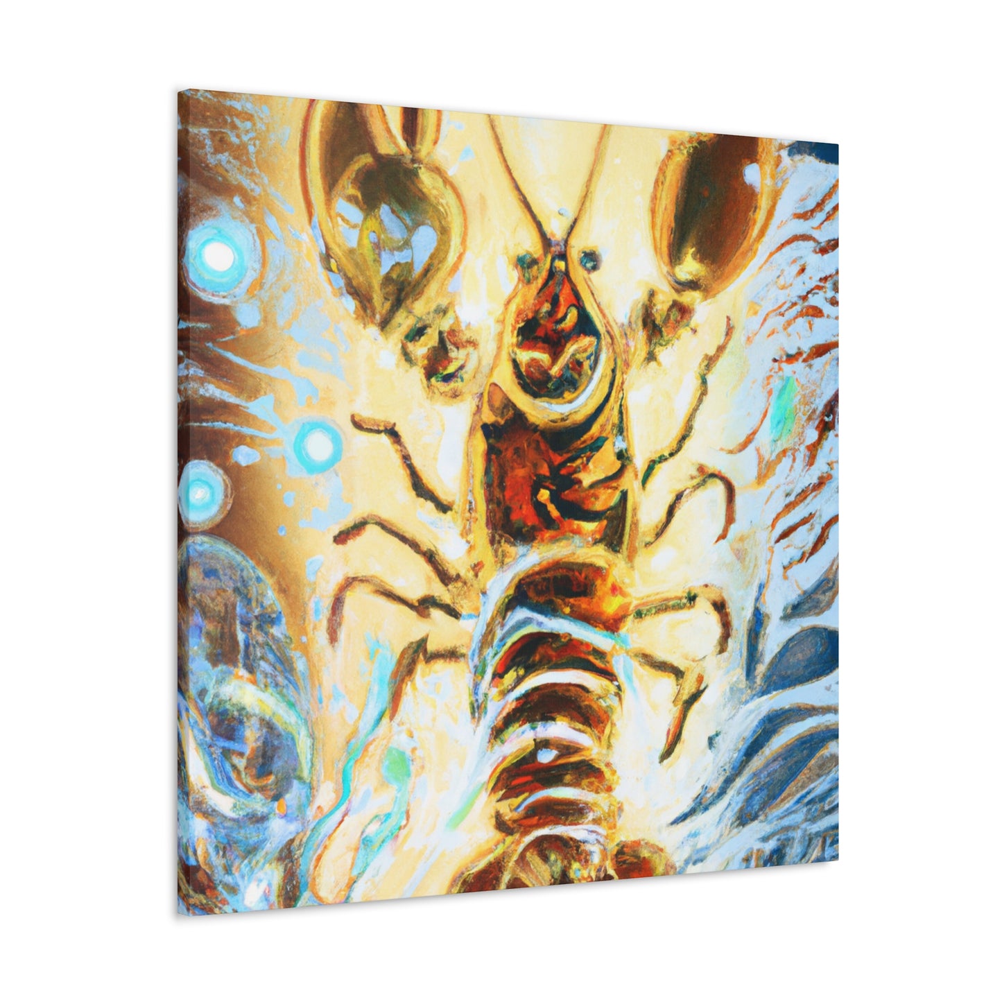 Lobster in Art Nouveau - Canvas