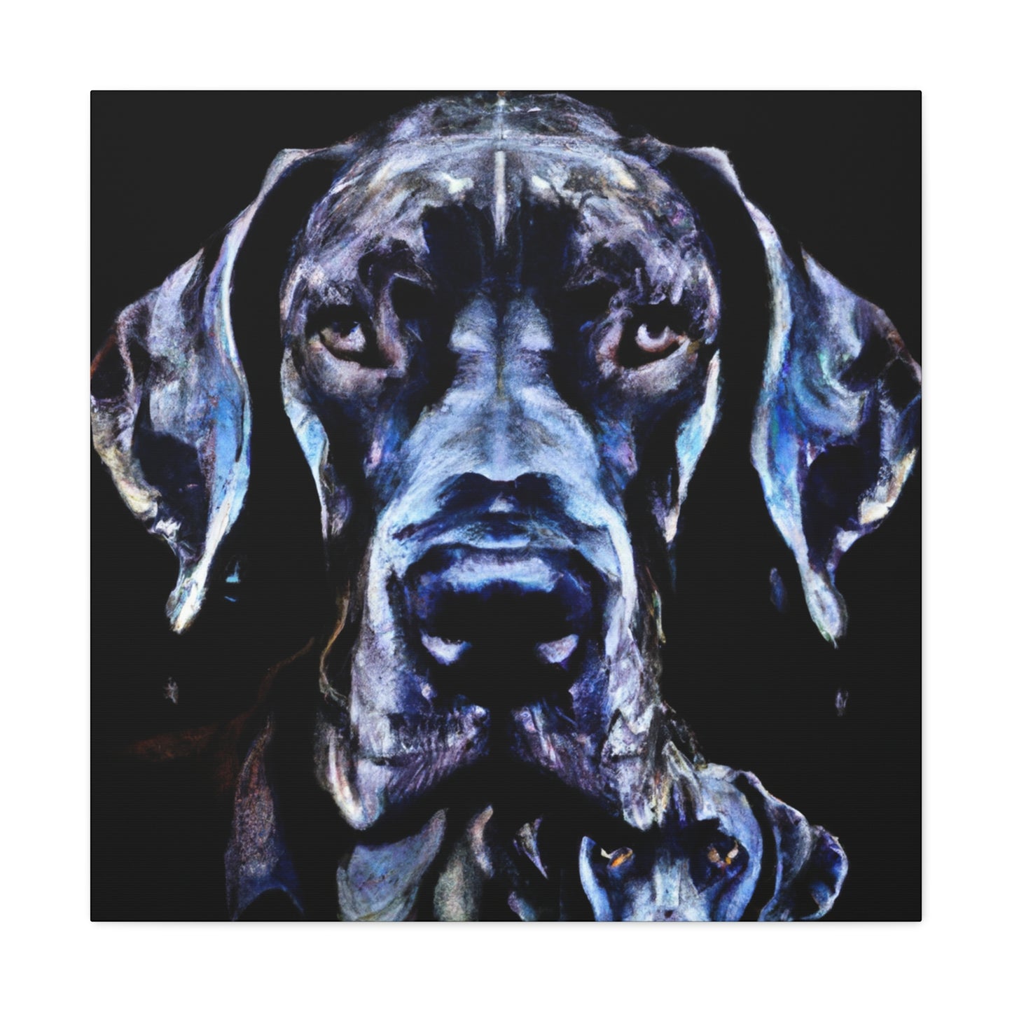 Great Dane in Deco. - Canvas