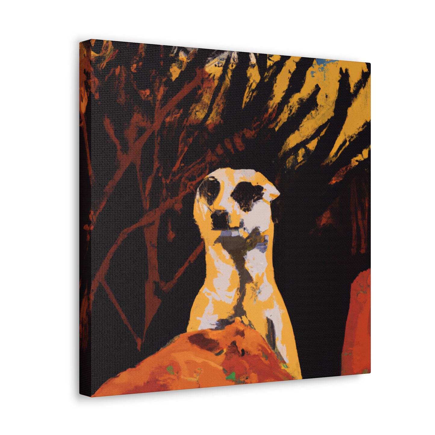 Meerkat Street Mural - Canvas