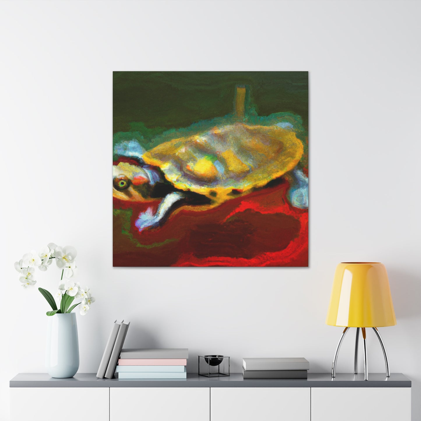 Turtle in a Dreamscape - Canvas