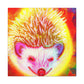 Hedgehog in Bloom. - Canvas