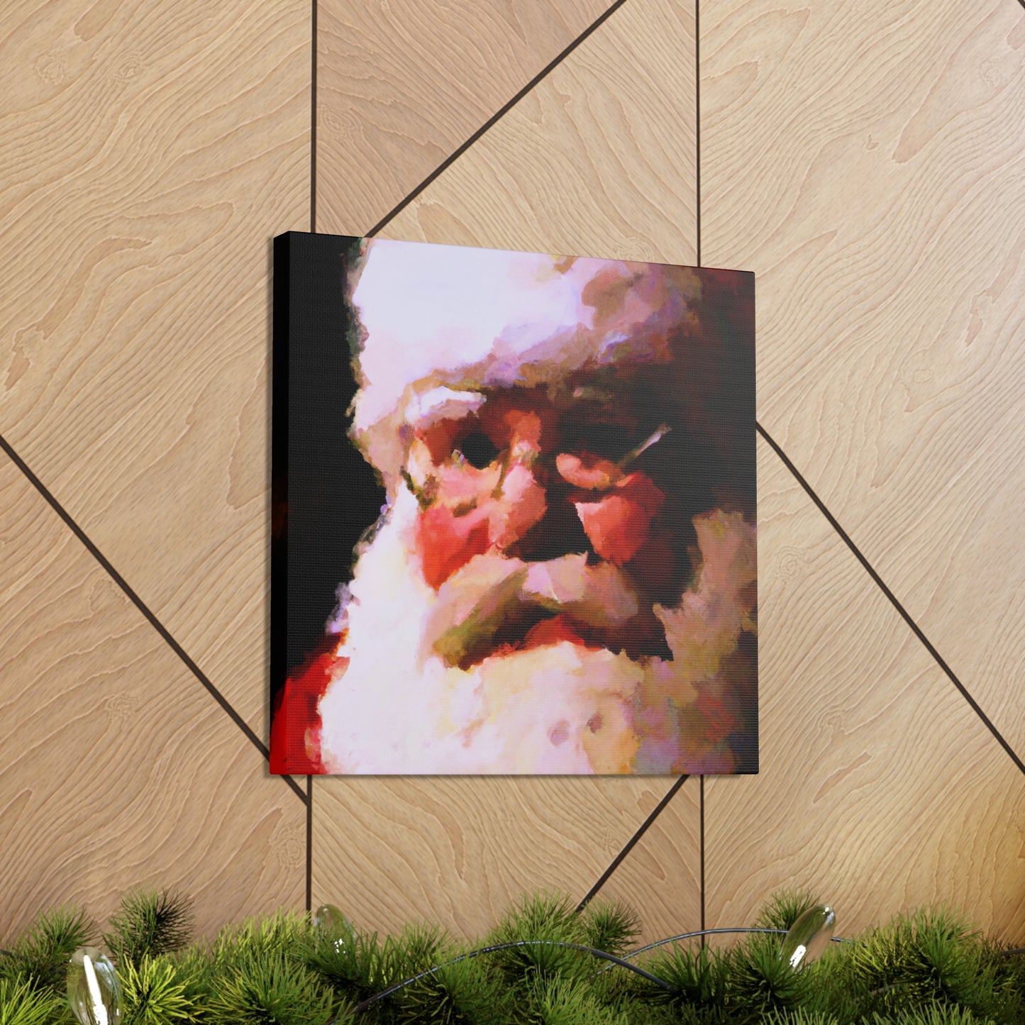 Santa's Holiday Sparkle - Canvas