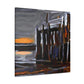 Pier in Expressionism - Canvas