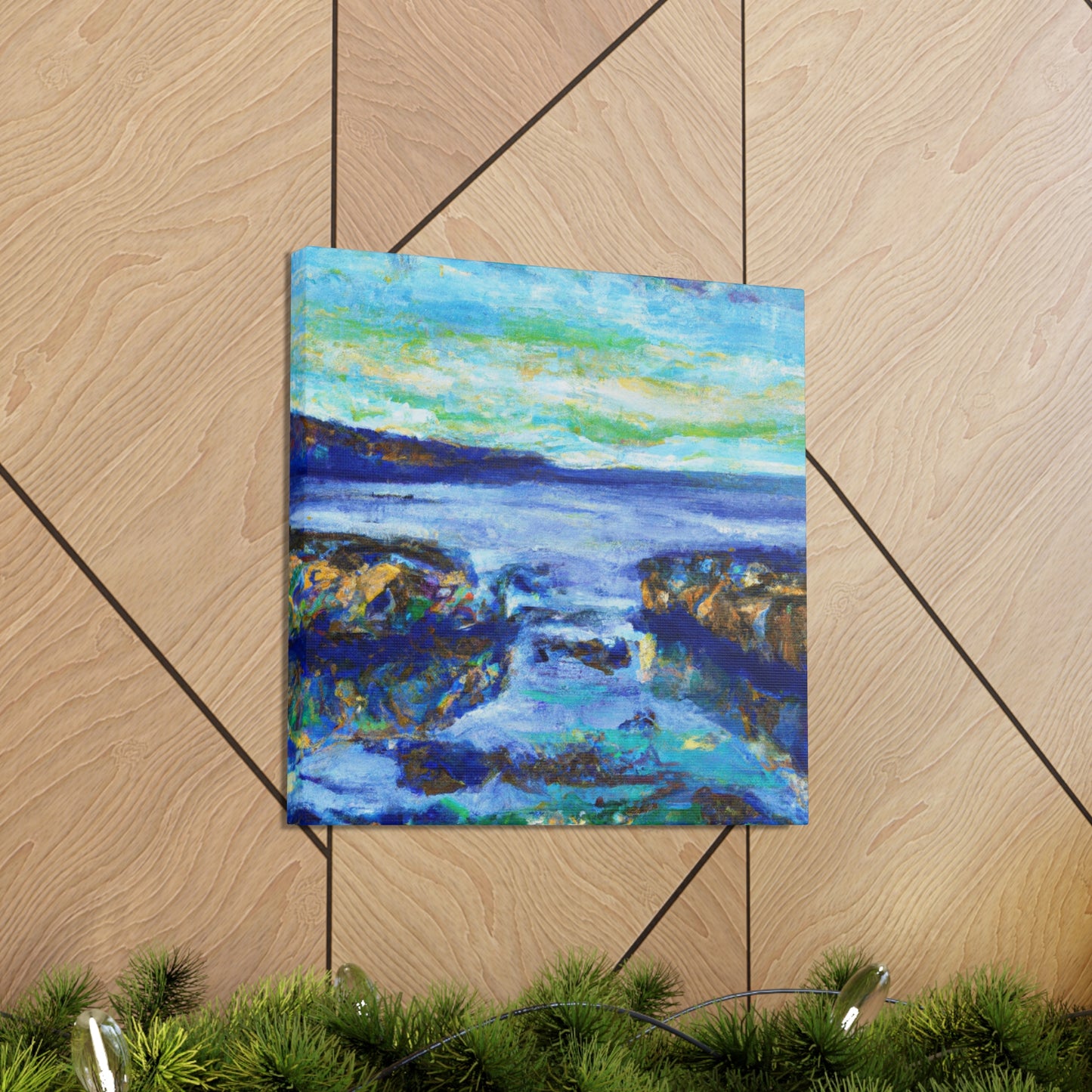 Coastline, Impressionist Style - Canvas