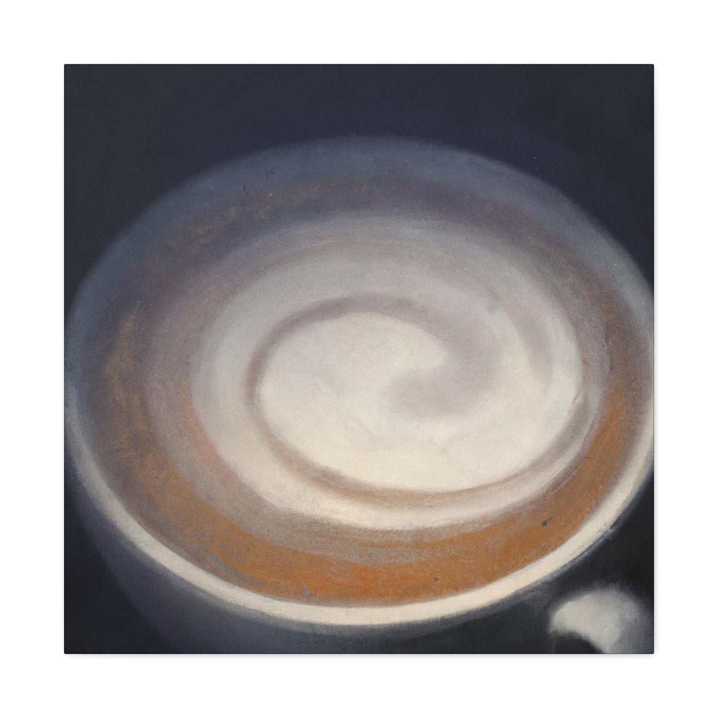 "Brewed Art: Cappuccino" - Canvas