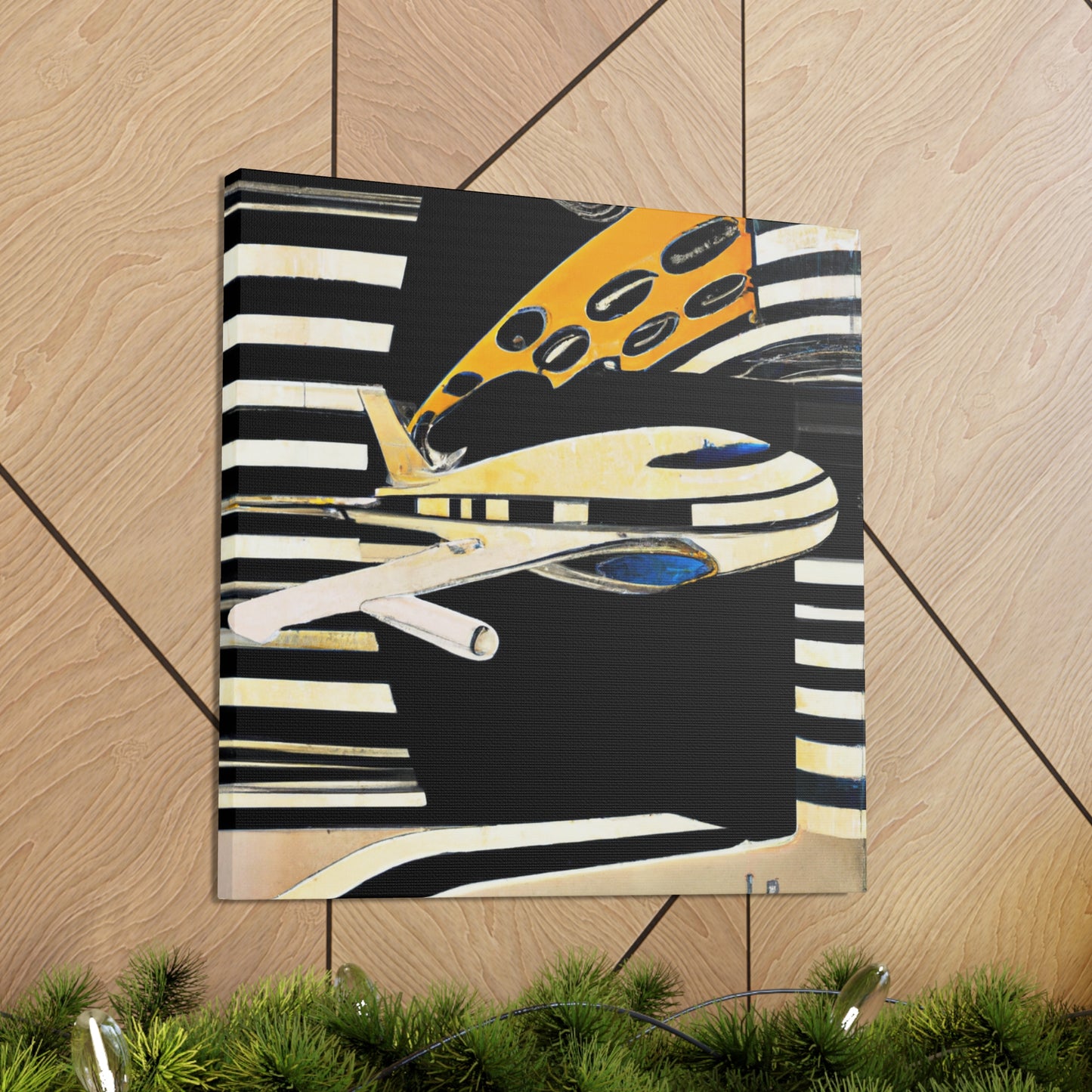 Vintage Airplane Spectacle - Canvas