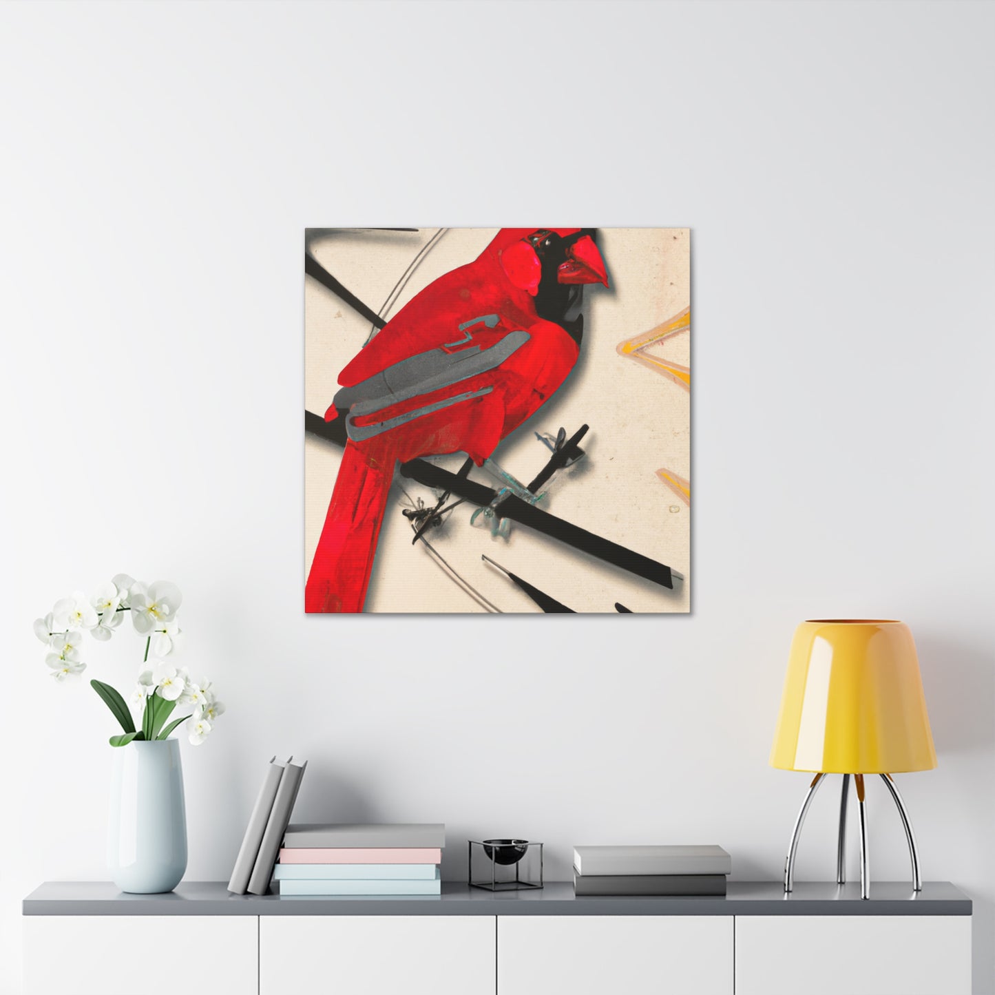 Northern Cardinal Delight - Canvas