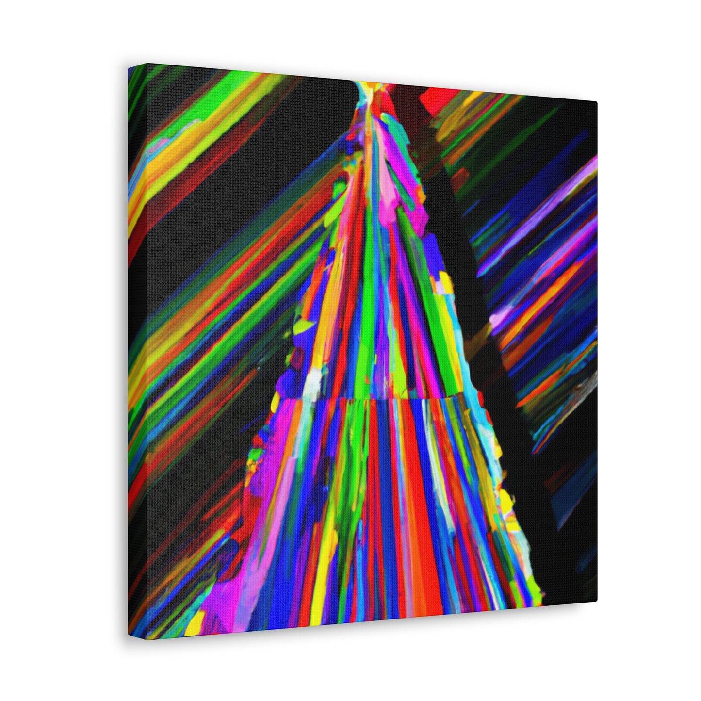 "Christmas Tree Wonderment" - Canvas