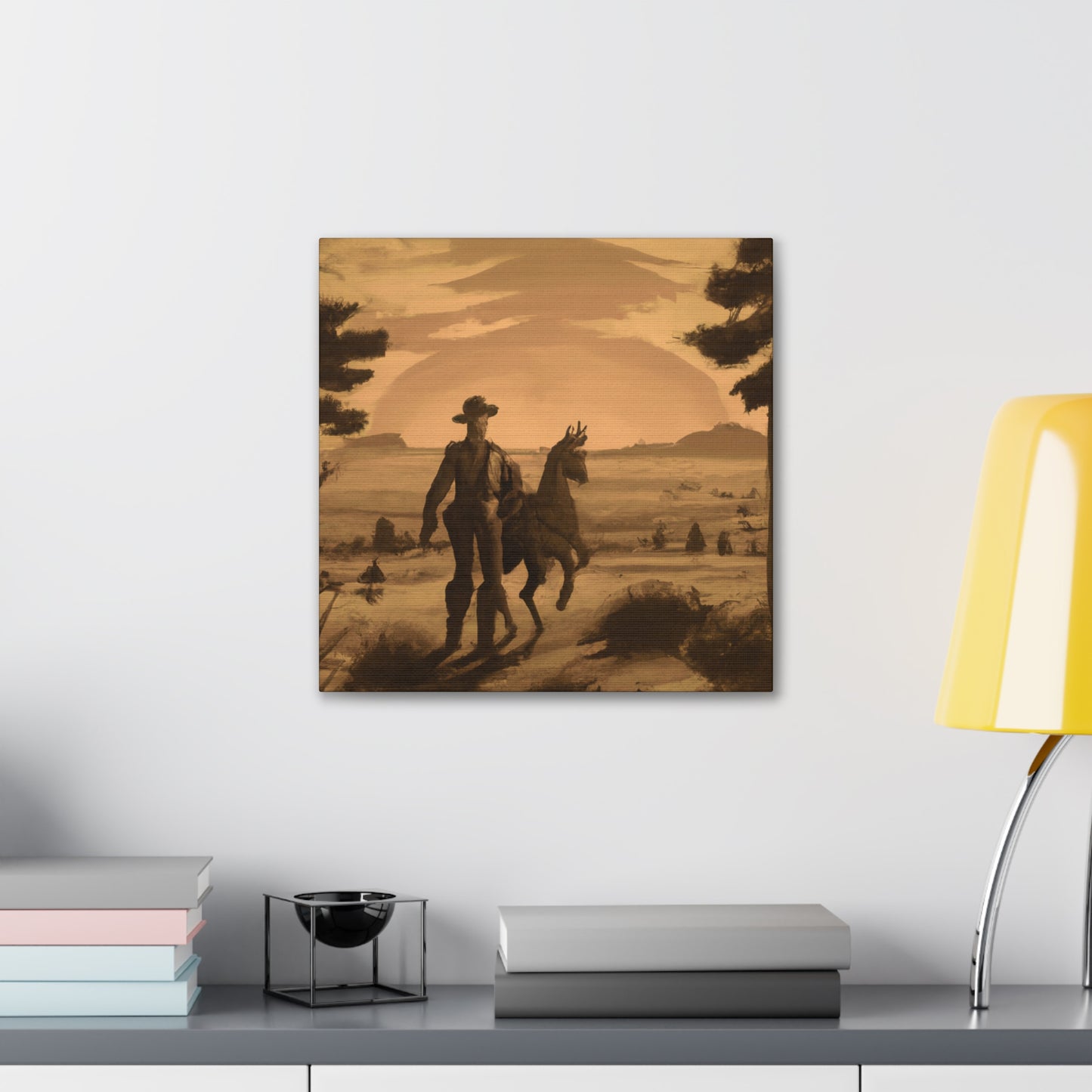 Western Landscape Jewel - Canvas