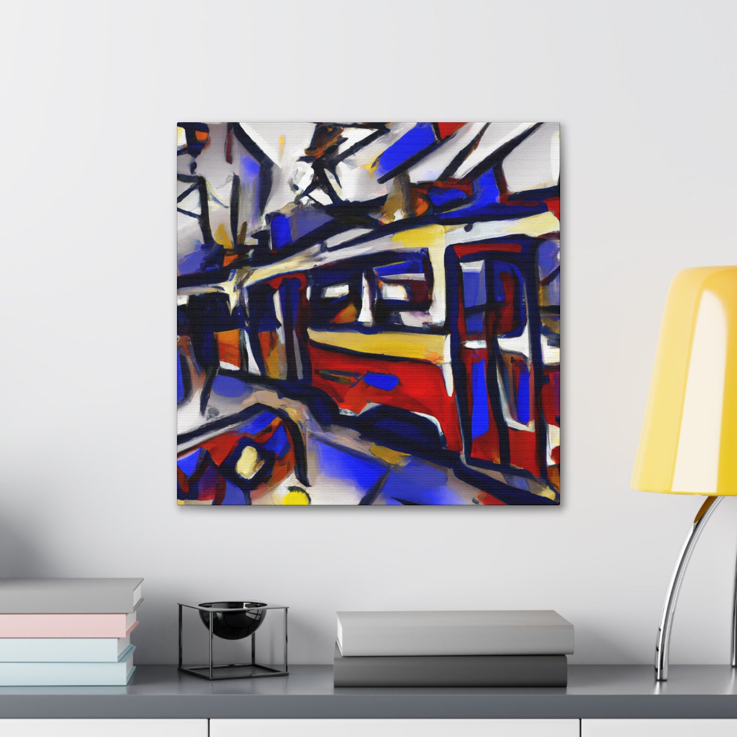 Tram in Abstraction - Canvas