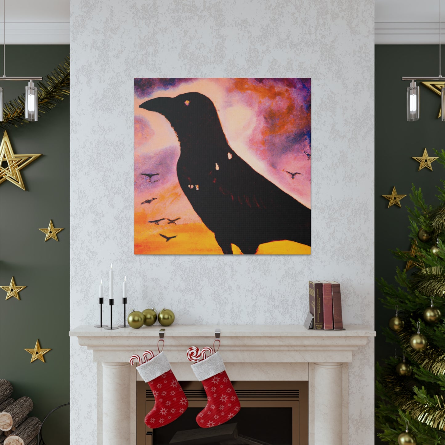 American Crow Glory - Canvas