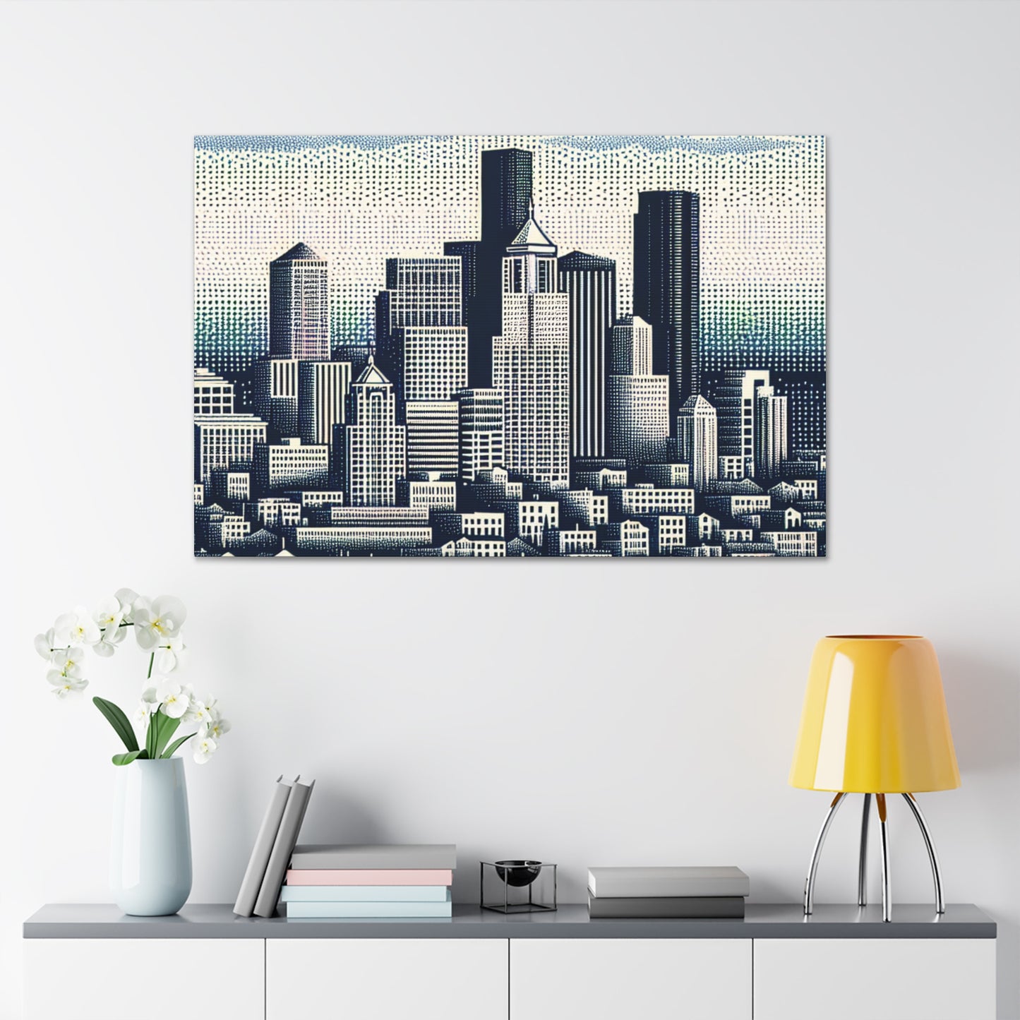 "Emerald City Impressions" - Canvas