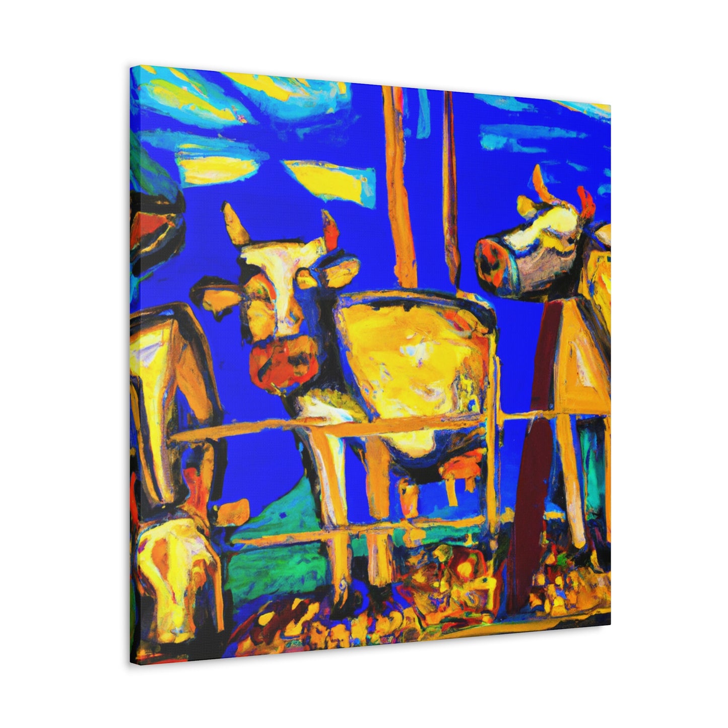 "Cow of Emotional Splendor" - Canvas