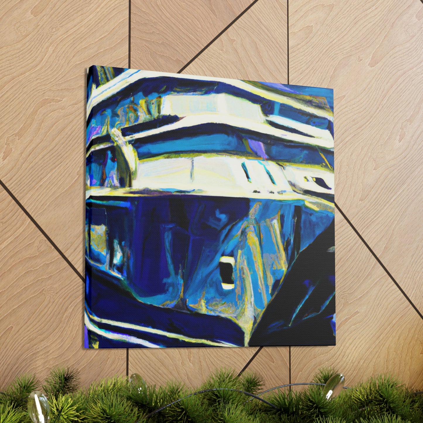 Cruise Ship Abstraction - Canvas