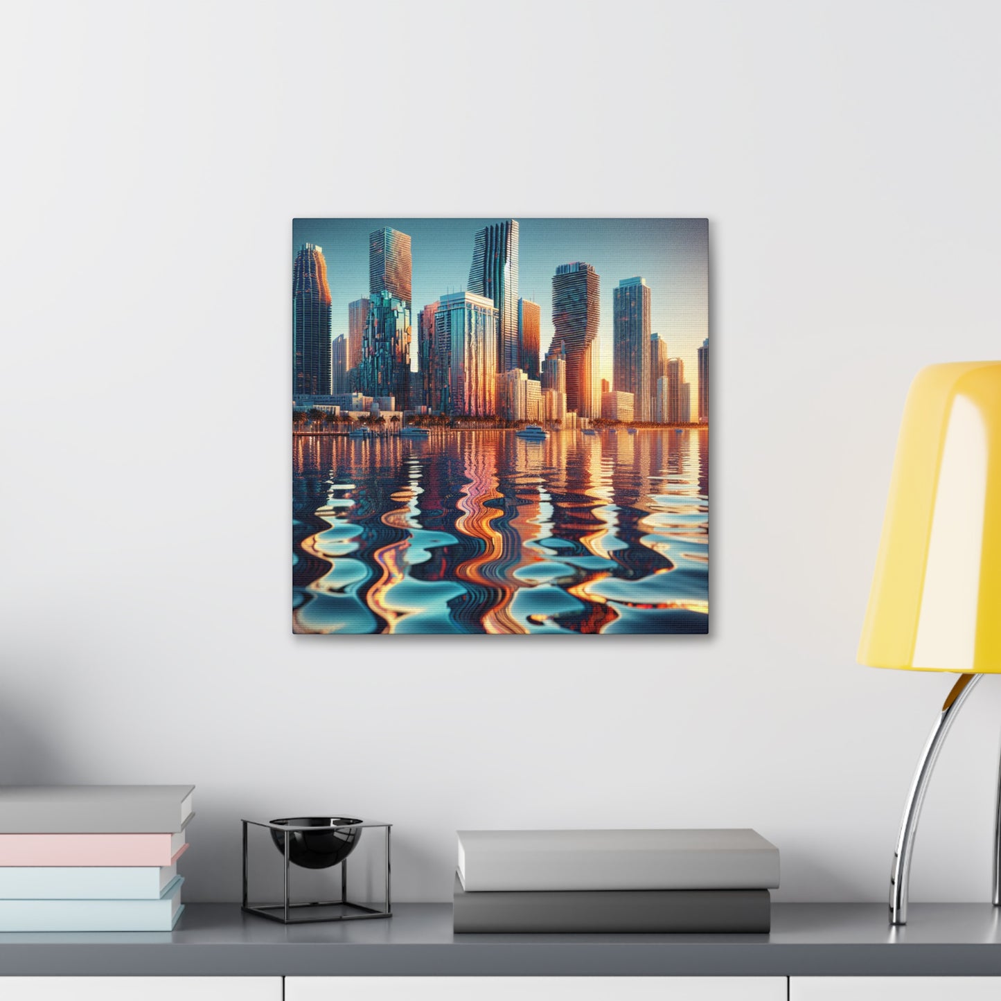 Neon Paradise Dreamscape - Canvas