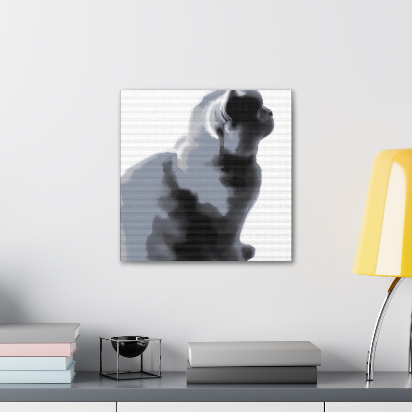 "British Shorthair Hyperrealism" - Canvas