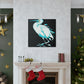 "Snowy Egret Splendor" - Canvas