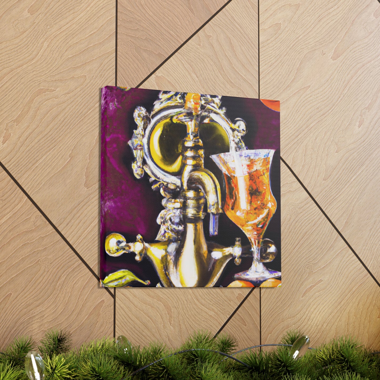 "Brewing Baroque Joy" - Canvas