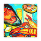 "Seafood in Fauvism" - Canvas