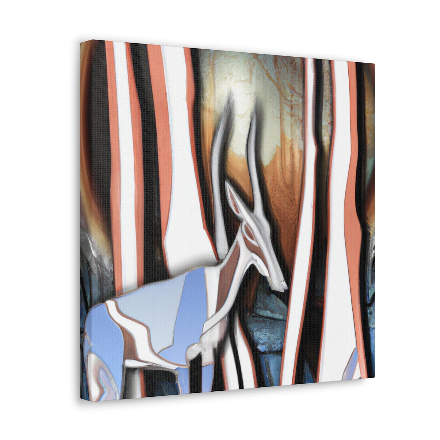 "Chamois in Art Deco" - Canvas