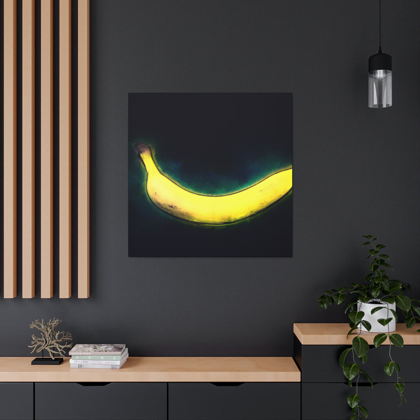 "Bananas in Monochrome" - Canvas