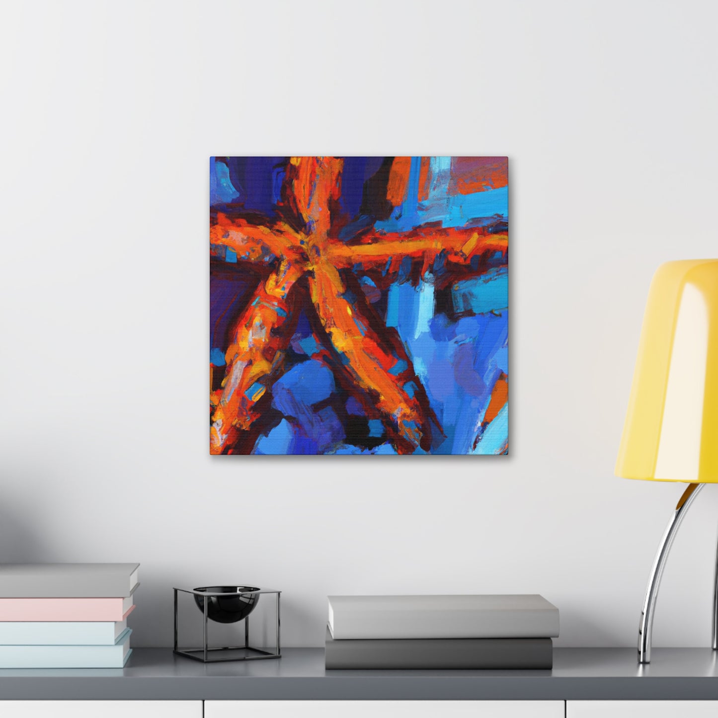 "Starfish Undersea Tableau" - Canvas