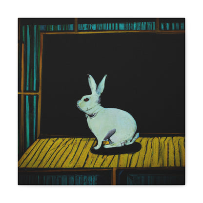 Rabbit in Neutral Tones - Canvas